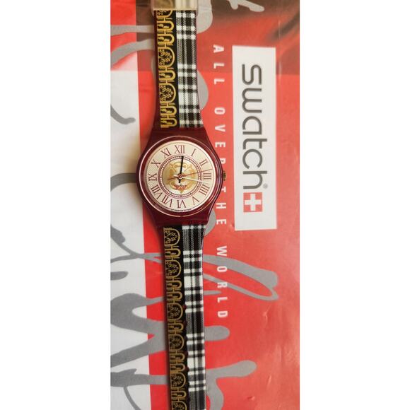 Swatch watch MR. WATSON GR128 1995 Standard Gents New old stock - Picture 4 of 10
